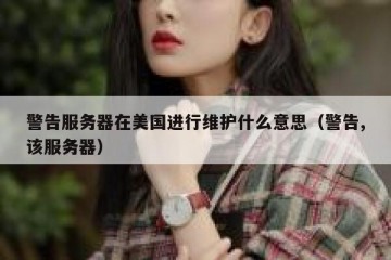 警告服务器在美国进行维护什么意思（警告,该服务器）