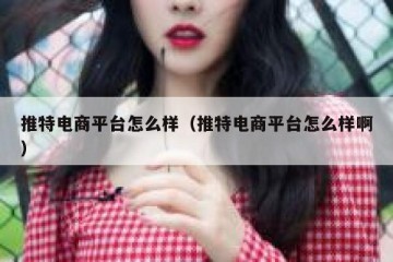 推特电商平台怎么样（推特电商平台怎么样啊）