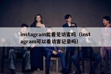 instagram能看见访客吗（instagram可以看访客记录吗）