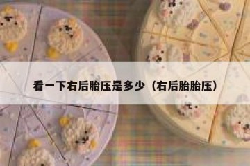 看一下右后胎压是多少（右后胎胎压）
