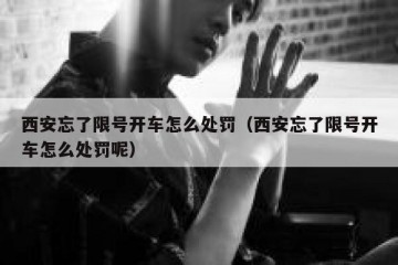 西安忘了限号开车怎么处罚（西安忘了限号开车怎么处罚呢）