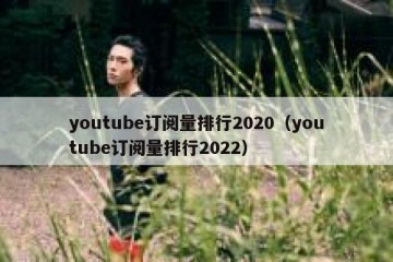youtube订阅量排行2020（youtube订阅量排行2022）