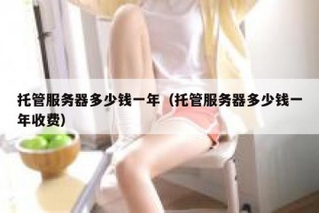 托管服务器多少钱一年（托管服务器多少钱一年收费）