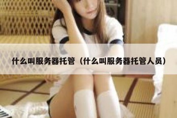 什么叫服务器托管（什么叫服务器托管人员）