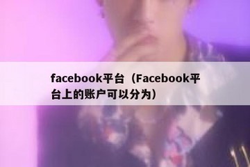 facebook平台（Facebook平台上的账户可以分为）