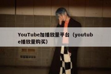 YouTube加播放量平台（youtube播放量购买）