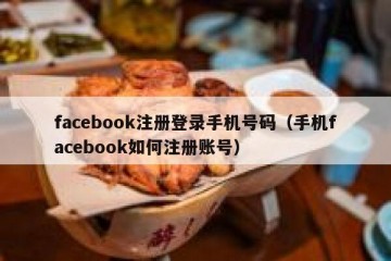 facebook注册登录手机号码（手机facebook如何注册账号）