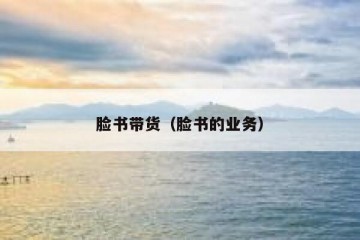 脸书带货（脸书的业务）
