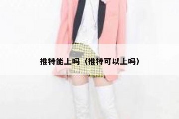 推特能上吗（推特可以上吗）