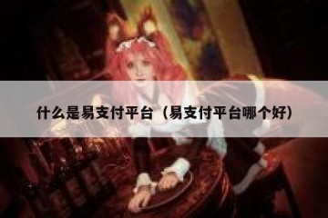 什么是易支付平台（易支付平台哪个好）