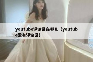youtube评论区在哪儿（youtube没有评论区）