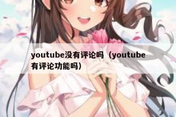 youtube没有评论吗（youtube有评论功能吗）