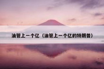 油管上一个亿（油管上一个亿的特朗普）