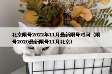 北京限号2022年11月最新限号时间（限号2020最新限号11月北京）