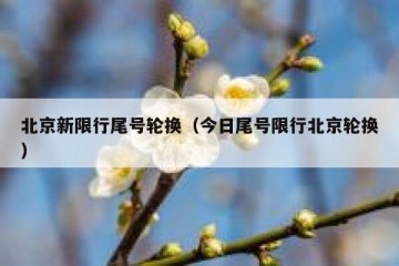 北京新限行尾号轮换（今日尾号限行北京轮换）