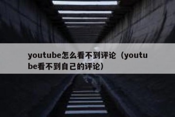 youtube怎么看不到评论（youtube看不到自己的评论）