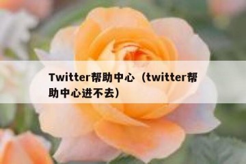 Twitter帮助中心（twitter帮助中心进不去）