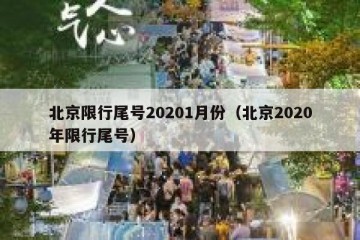 北京限行尾号20201月份（北京2020年限行尾号）