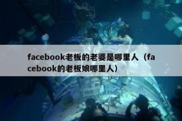 facebook老板的老婆是哪里人（facebook的老板娘哪里人）