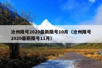 沧州限号2020最新限号10月（沧州限号2020最新限号11月）