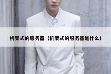 机架式的服务器（机架式的服务器是什么）