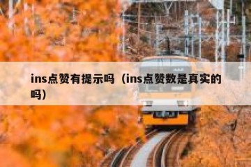 ins点赞有提示吗（ins点赞数是真实的吗）