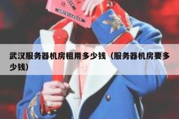 武汉服务器机房租用多少钱（服务器机房要多少钱）