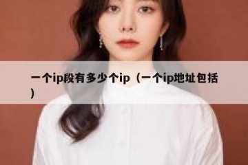 一个ip段有多少个ip（一个ip地址包括）