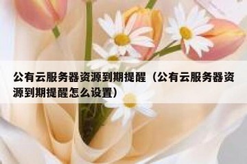 公有云服务器资源到期提醒（公有云服务器资源到期提醒怎么设置）
