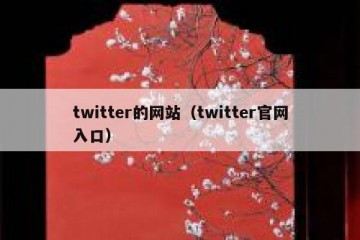 twitter的网站（twitter官网入口）