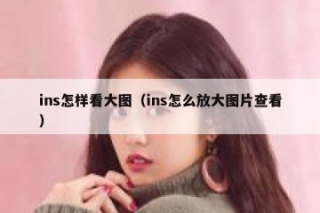 ins怎样看大图（ins怎么放大图片查看）