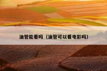 油管能看吗（油管可以看电影吗）
