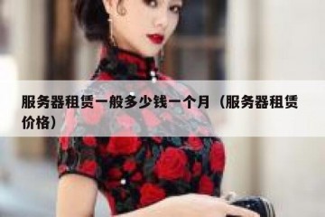 服务器租赁一般多少钱一个月（服务器租赁 价格）