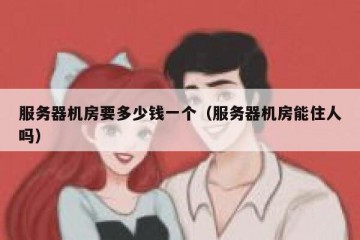 服务器机房要多少钱一个（服务器机房能住人吗）