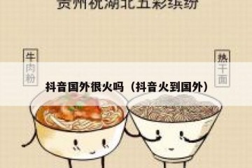 抖音国外很火吗（抖音火到国外）