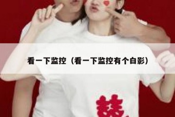 看一下监控（看一下监控有个白影）