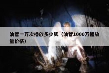 油管一万次播放多少钱（油管1000万播放量价格）