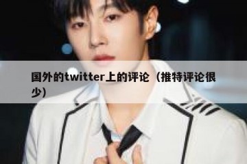 国外的twitter上的评论（推特评论很少）