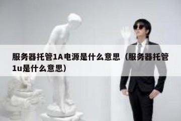 服务器托管1A电源是什么意思（服务器托管1u是什么意思）