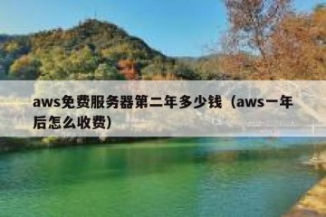 aws免费服务器第二年多少钱（aws一年后怎么收费）