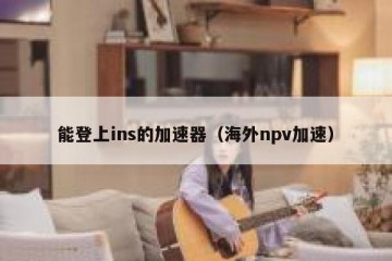 能登上ins的加速器（海外npv加速）