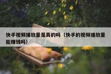 快手视频播放量是真的吗（快手的视频播放量能赚钱吗）