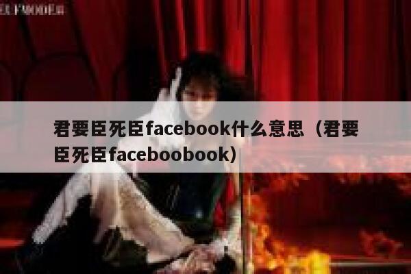 君要臣死臣facebook什么意思(君要臣死臣faceboobook) 第1张 君要臣死臣facebook什么意思(君要臣死臣faceboobook) 第1张