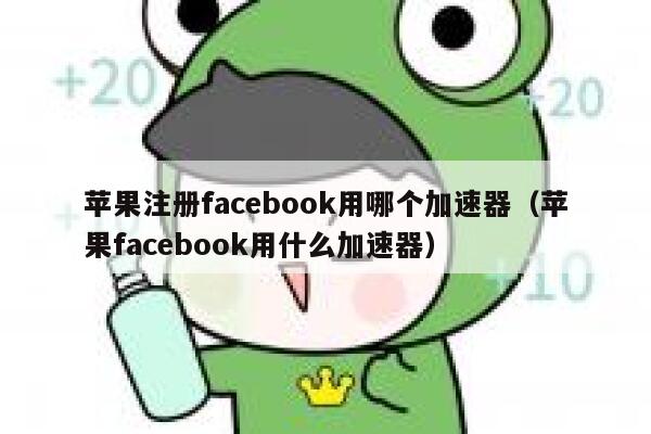 苹果注册facebook用哪个加速器（苹果facebook用什么加速器） 第1张