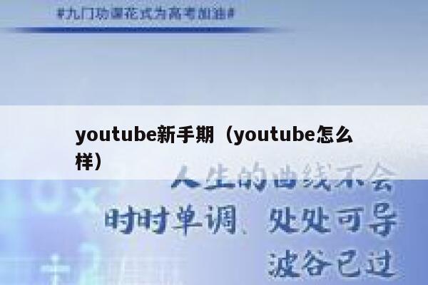 youtube新手期(youtube怎么样) 第1张 youtube新手期(youtube怎么样) 第1张
