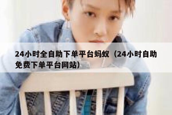 24小时全自助下单平台蚂蚁（24小时自助免费下单平台网站） 第1张