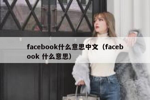 facebook什么意思中文(facebook 什么意思) 第1张 facebook什么意思中文(facebook 什么意思) 第1张