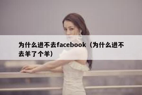 为什么进不去facebook（为什么进不去羊了个羊） 第1张