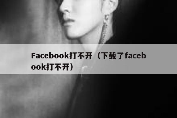 Facebook打不开（下载了facebook打不开） 第1张