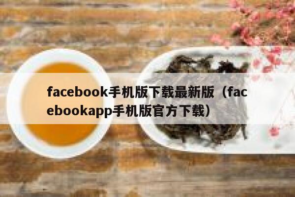 facebook手机版下载最新版(facebookapp手机版官方下载) 第1张 facebook手机版下载最新版(facebookapp手机版官方下载) 第1张